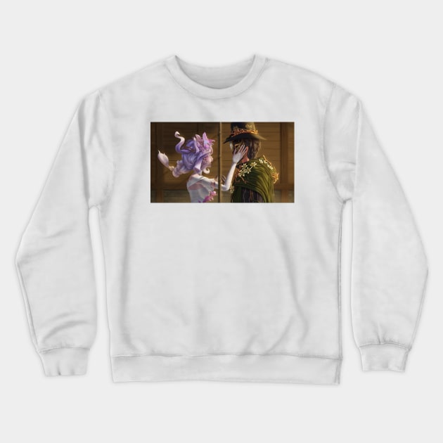 Across The Shore (Rosemary) Crewneck Sweatshirt by gagimas